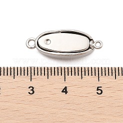 Латунные застежки из прозрачного кубического циркония с микропаве&nbsp;KK-C075-20P