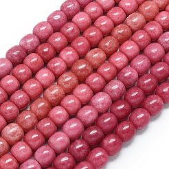 Натуральный Malaysia нефритовые бусы пряди&nbsp;G-B165-F08-10x10mm