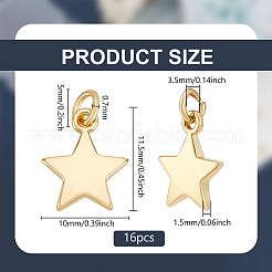 16шт латунные подвески&nbsp;KK-BC0013-78