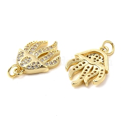 Покрытие стойки латунь микропаве прозрачные подвески из кубического циркония&nbsp;X-KK-M260-02G