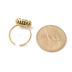 Женские серьги-гвоздики из нержавеющей стали 304 бирюзового цвета в форме овала&nbsp;EJEW-R010-01G-03