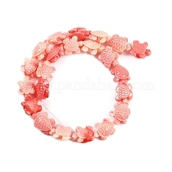 Нити резных бусин из синтетических ракушек&nbsp;SHEL-C008-02