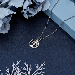 Ожерелья из нержавеющей стали 304 с цепочкой из троса&nbsp;NJEW-UN0001-19