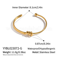 Браслеты-манжеты из нержавеющей стали 304 для женщин&nbsp;RM8954-1