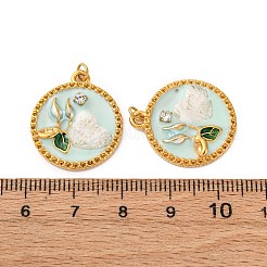 Подвески из нержавеющей стали 304 со стразами&nbsp;STAS-H475-04G