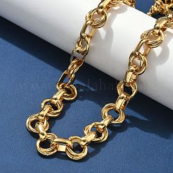 Ожерелья из двух звеньев цепи из нержавеющей стали 304&nbsp;LS-NJEW-S453-02P-A