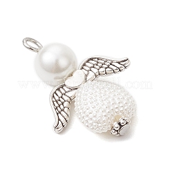 Стеклянные жемчужины круглые бусины и бусины из АБС пластика имитация жемчуга подвески&nbsp;PALLOY-JF04094-02