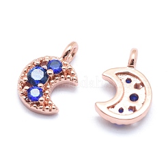 Латунь подвески&nbsp;ZIRC-J040-35RG-01-NR