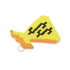 Сумка для денег из стеклянного бисера ручной работы с подвесками в виде долларов&nbsp;PALLOY-MZ00617