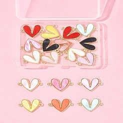 18 шт. 9-х цветные подвески-соединители из сплава акрила&nbsp;FIND-FS0004-33