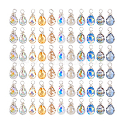 110шт 11 цвета подвески из гальванического стекла&nbsp;PALLOY-PH01894