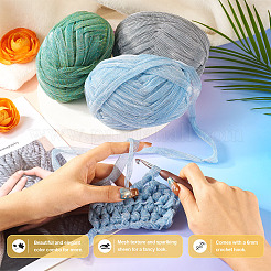 3 моток пряжи полиэстер 3 цветов&nbsp;DIY-MB0002-06B