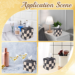 Коробки ткани искусственной кожи&nbsp;AJEW-WH20042-02B