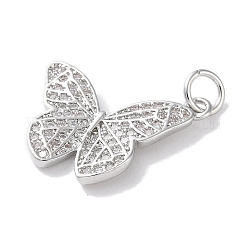 Покрытие стойки латунь микропаве прозрачные подвески из кубического циркония&nbsp;KK-Z039-20P