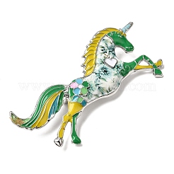 Эмалированные булавки единорога&nbsp;JEWB-L026-08P-02
