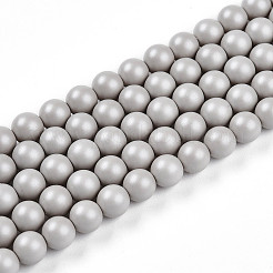 Выпечка из окрашенного перламутрового стекла жемчужные бусинки&nbsp;HY-N002-5mm-B05