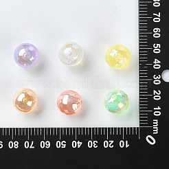 30шт радужные переливающиеся акриловые бусины&nbsp;TACR-CJ0001-52