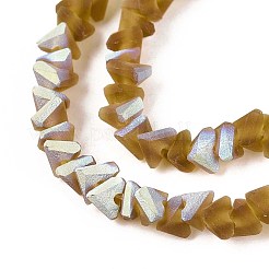 Матовые прозрачные стеклянные бусины&nbsp;LS-GLAA-N054-4mm-05