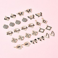 28шт 11 стиля подвески из сплава с эмалью&nbsp;FIND-FS0003-24