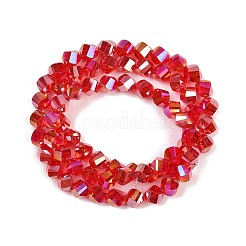 Гальванизируйте прозрачное стекло бисер нитей&nbsp;EGLA-B011-02A-AB01