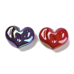 УФ-покрытие непрозрачные радужные переливающиеся акриловые бусины&nbsp;SACR-R001-01A