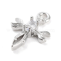 Латунные микро проложить кубического циркония подвески&nbsp;KK-K276-04P