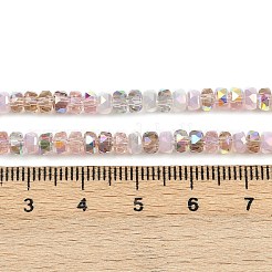 Стеклянные бусины с гальваническим покрытием &nbsp;EGLA-B011-04A-02