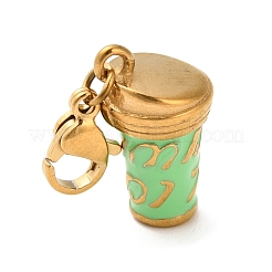 Подвесные украшения из эмали из нержавеющей стали 304&nbsp;LS-STAS-K304-02A-G