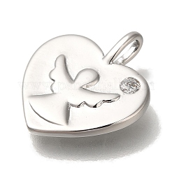 Латунные микро проложить кубического циркония подвески&nbsp;KK-U038-17P