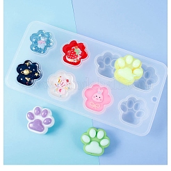 Силиконовые Молды для кошачьих следов&nbsp;LS-DIY-WH0203-30