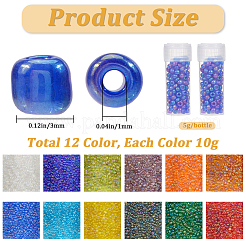 Бисер из стекла &nbsp;SEED-SC0001-51A-01