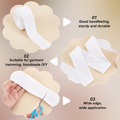 Широкая лента из хлопкового твила&nbsp;OCOR-WH0086-83-1