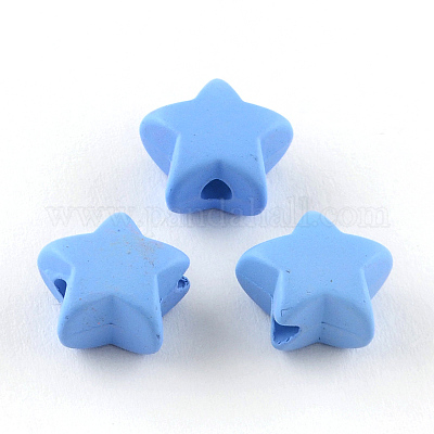 Звезда спрей окрашены флуоресцентные акриловые шарики&nbsp;MACR-R554-13-1