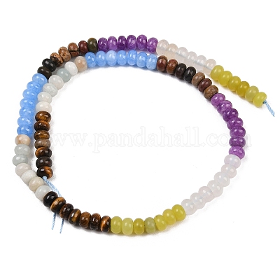 Натуральные полихромные бусины из яшмы&nbsp;G-Z135-C01-1