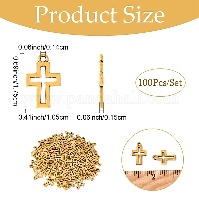 Подвески из сплава 100шт&nbsp;FIND-YW0008-55-1