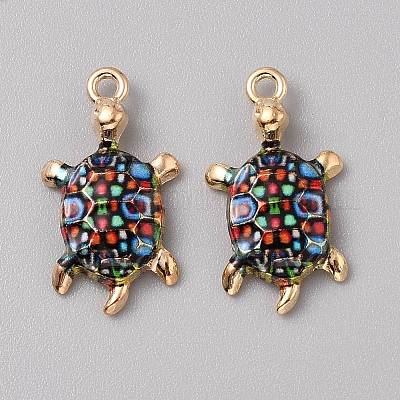 Подвески из эмали и сплава&nbsp;FIND-CJC0027-01G-03-1