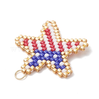 Стеклянные подвески из бисера&nbsp;PALLOY-MZ01256-1