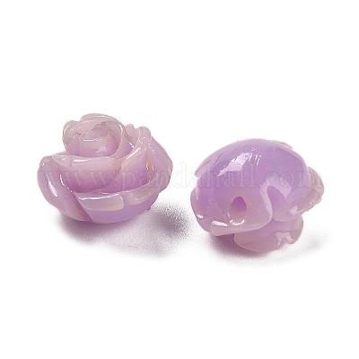 Резные бусины из синтетического коралла&nbsp;CORA-H003-01A-11-1