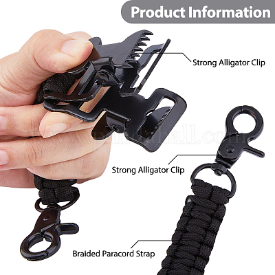 2 шт. зажим из полиэфирного волокна и железной оплетки&nbsp;AJEW-FH0005-39A-1