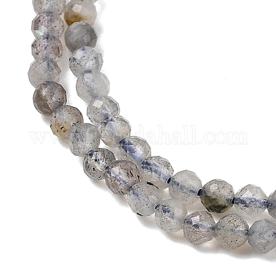 Природные лабрадорита бисер нитей&nbsp;LS-G-RM250104-E8-1