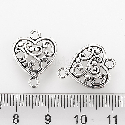 Соединители из сплава в тибетском стиле&nbsp;X-TIBE-Q077-09AS-RS-1