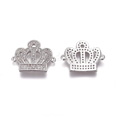 Соединители из латуни с микрочастицами и кубическим цирконием&nbsp;ZIRC-K081-22P-1