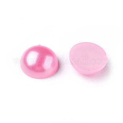 Абс пластмассовые имитационные жемчужные кабошоны&nbsp;SACR-S738-10mm-Z6-1