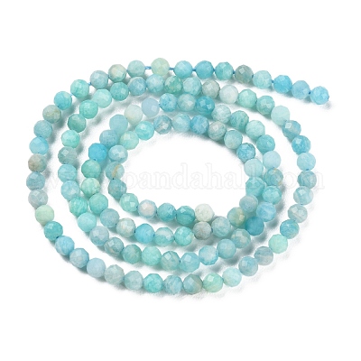 Природных амазонит бисер нитей X-G-P500-01B-01-1