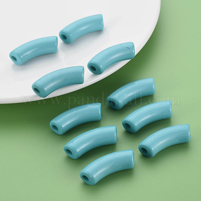 Непрозрачные акриловые бусины MACR-S372-001B-13-4714-1