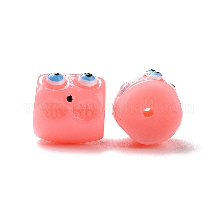 Хэллоуин непрозрачные бусины из смолы&nbsp;LS-RESI-E023-01D-1