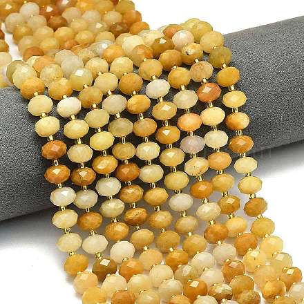 Природный Топаз нефрита бисер нитей&nbsp;LS-G-P573-A57-01-1