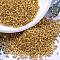 MIYUKI Delica Beads, Cylinder, Japanese Seed Beads, 11/0, (DB1833) Duracoat Galvanized Yellow Gold, 1.3x1.6mm, Hole: 0.8mm, about 10000pcs/bag, 50g/bag