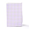 Rectangle with Tartan Pattern Paper Bags, No Handle, for Gift & Food Bags, Lavender, 23x15x0.1cm