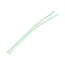 Plastic Wire Twist Ties, with Iron Core, Bread Candy Bag Ties, Green, 300x2x0.7mm